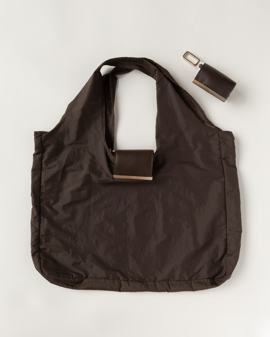 QuickBucket - keychain tote (espresso)