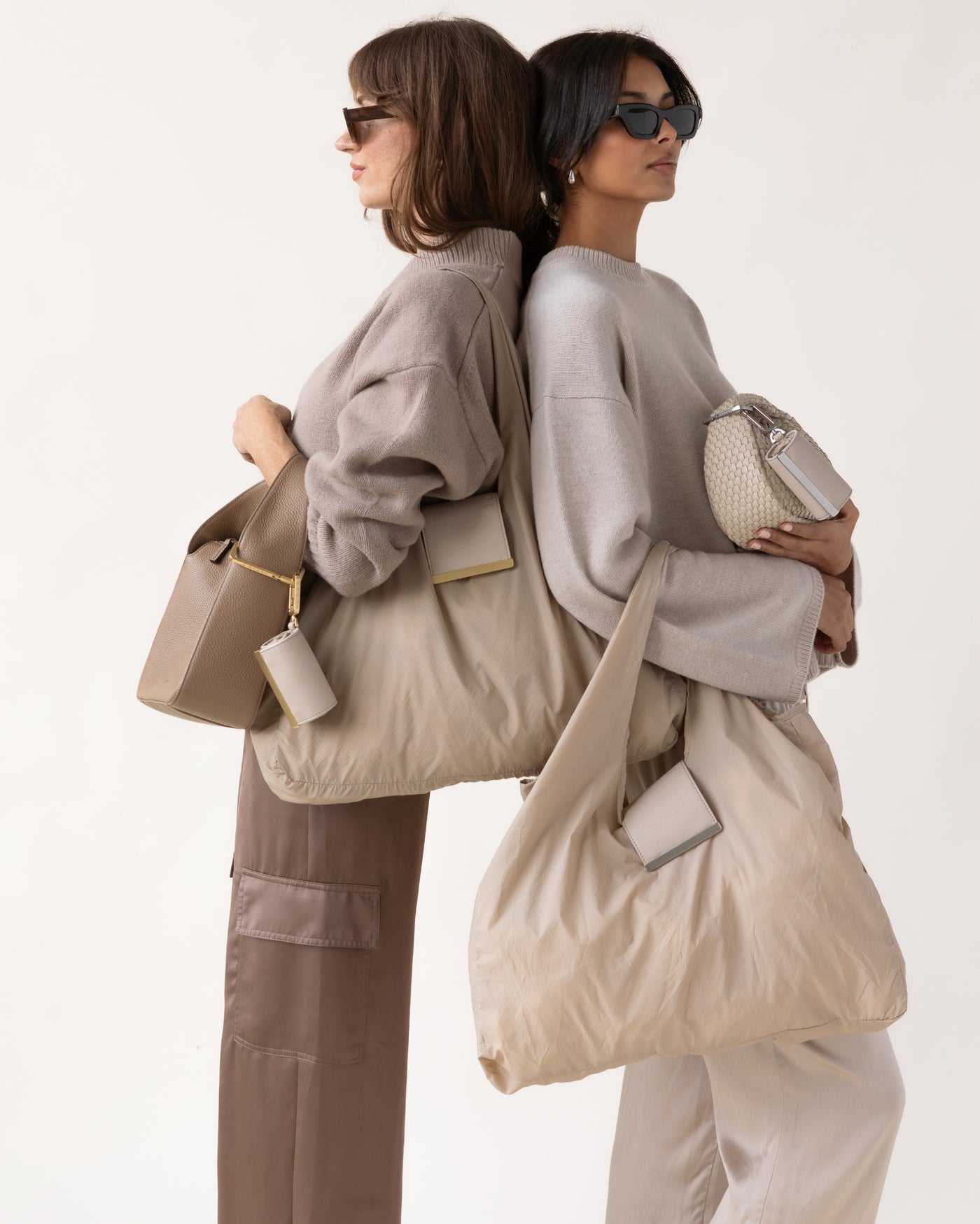 QuickBucket - keychain tote (stone)