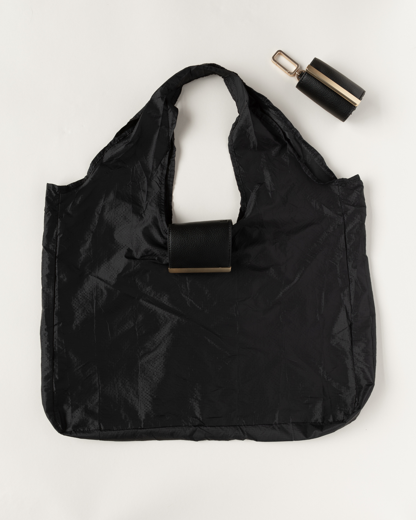 QuickBucket - keychain tote (Black)
