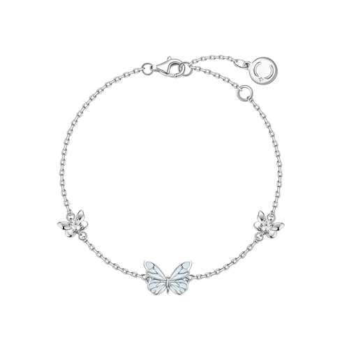 QuickBucket - Butterfly Glow In The Dark Luminous Enamel Bracelet