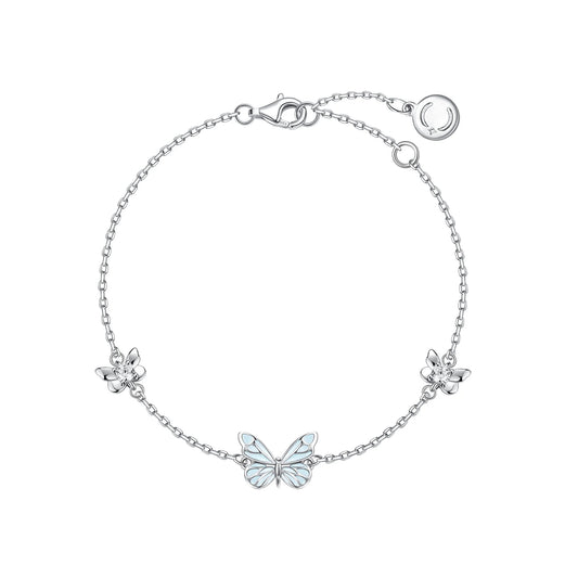 QuickBucket - Butterfly Glow In The Dark Luminous Enamel Bracelet