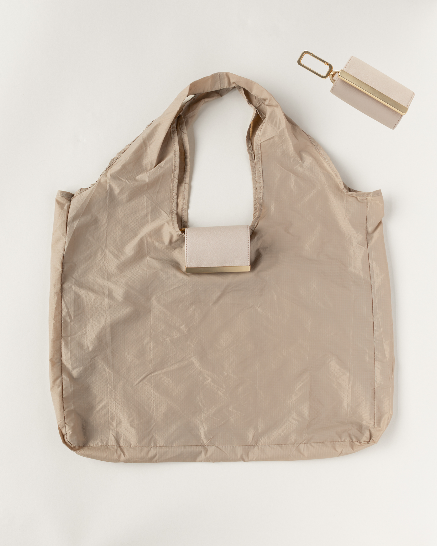 QuickBucket - keychain tote (stone)