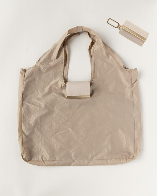 QuickBucket - keychain tote (stone)