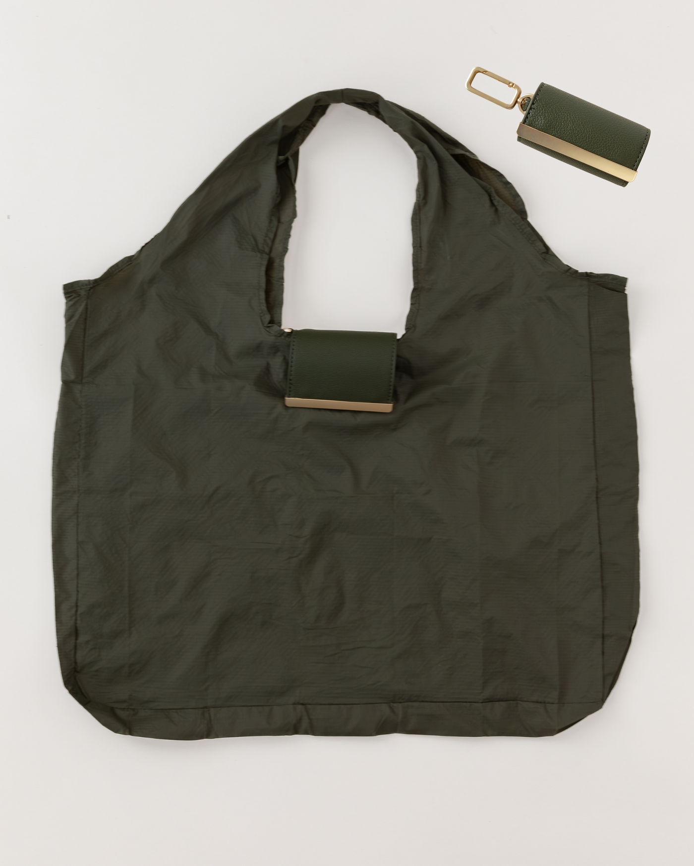 QuickBucket - keychain tote (olive)