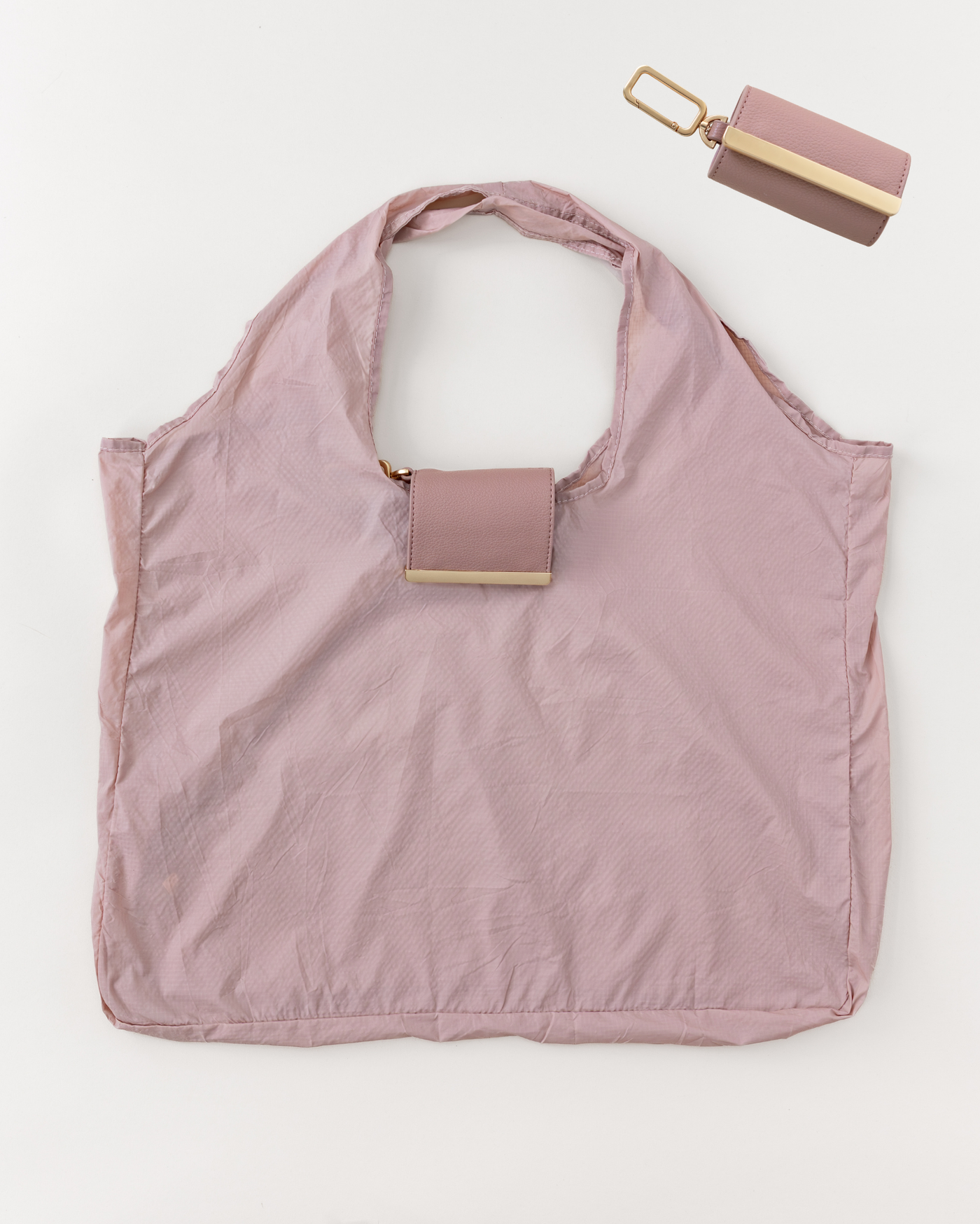 QuickBucket - keychain tote (blush)