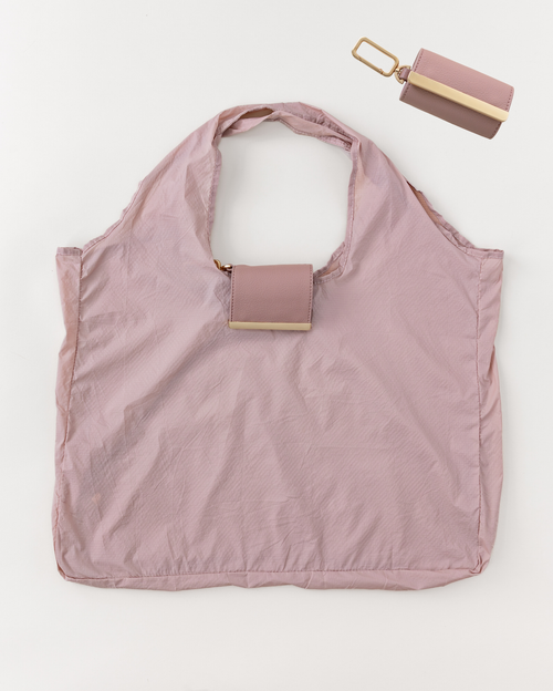 QuickBucket - keychain tote (blush)