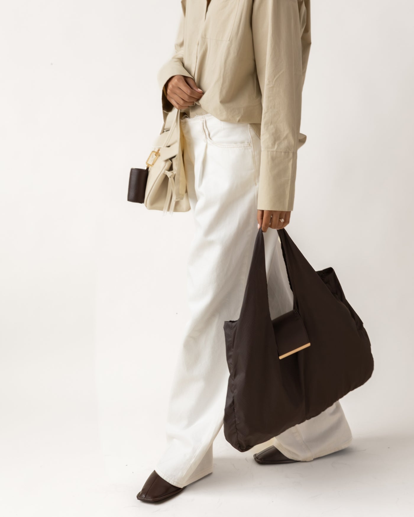 QuickBucket - keychain tote (espresso)