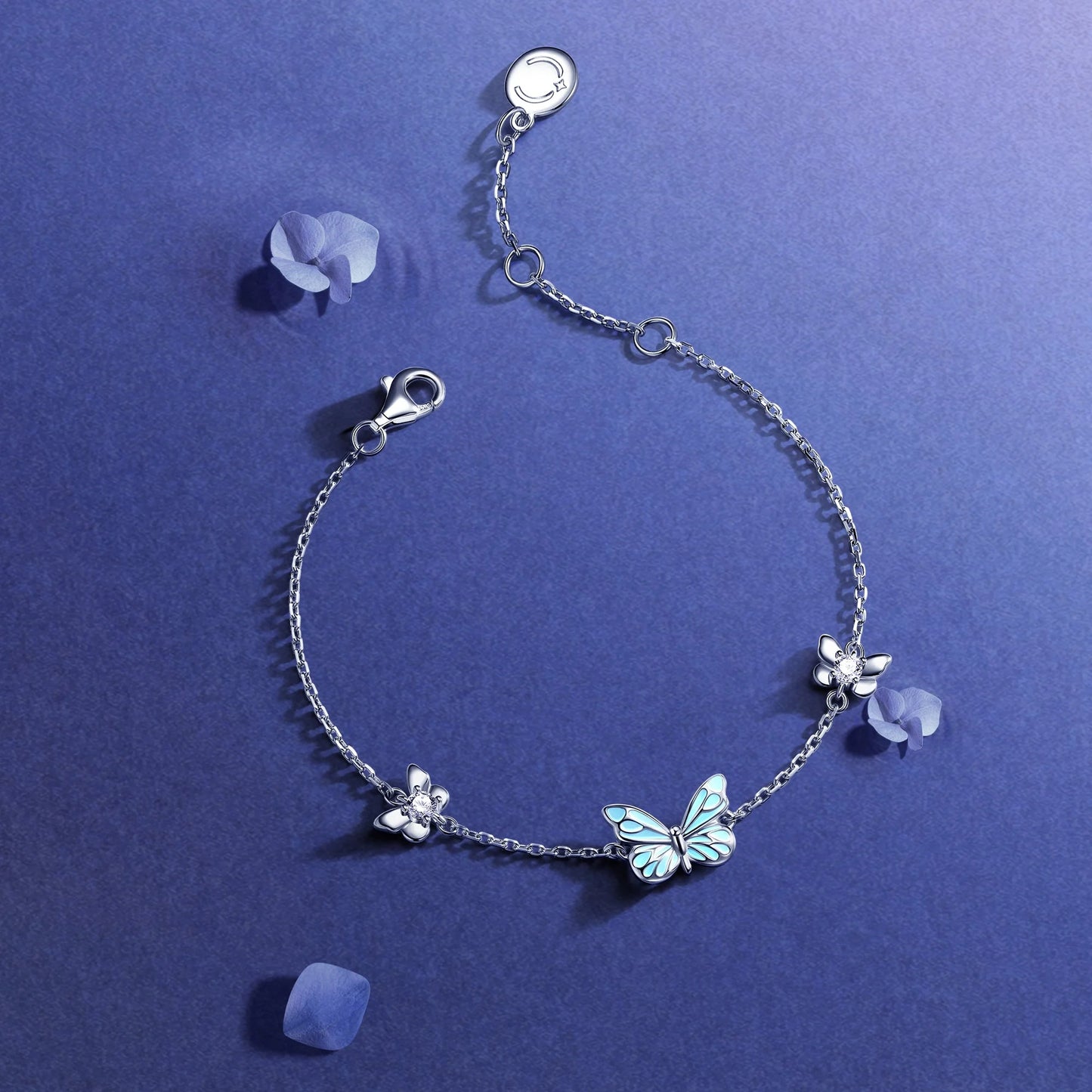 QuickBucket - Butterfly Glow In The Dark Luminous Enamel Bracelet