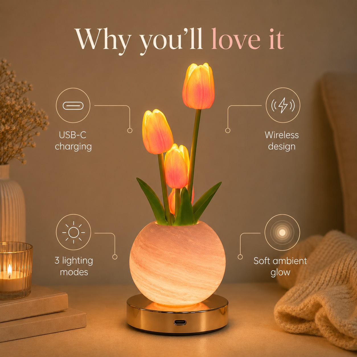 QuickBucket - Tulip Lamp