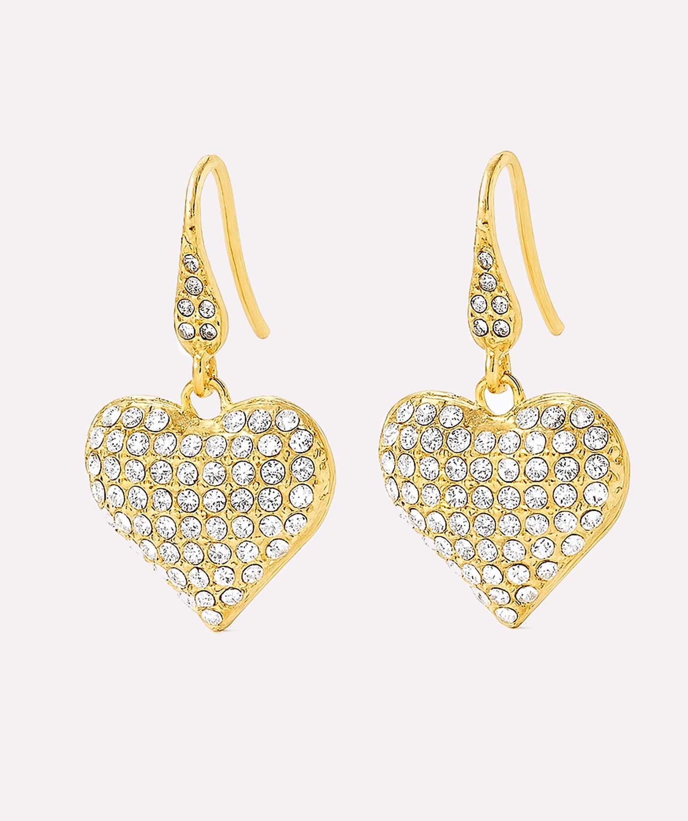QuickBucket - Gilded Hearts Earrings