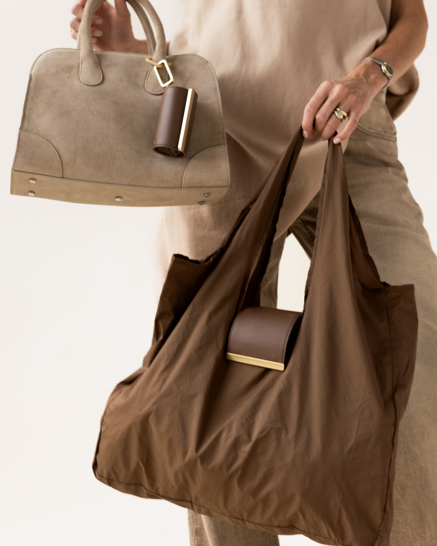 QuickBucket - keychain tote (Mushroom)